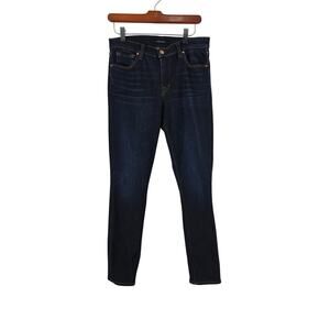 J Brand Skinny Leg Jeans 28 Womens Dark Wash Mid Rise‎ Pockets Casual